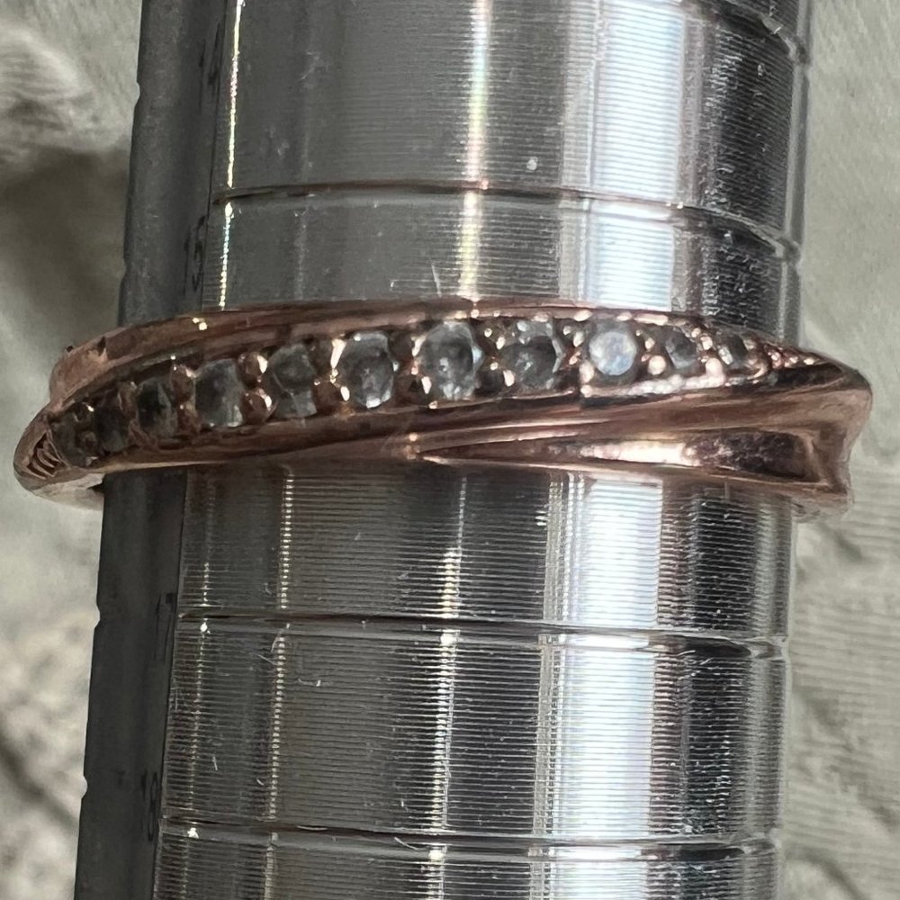 Rose Gold Fashion Ring Size 8